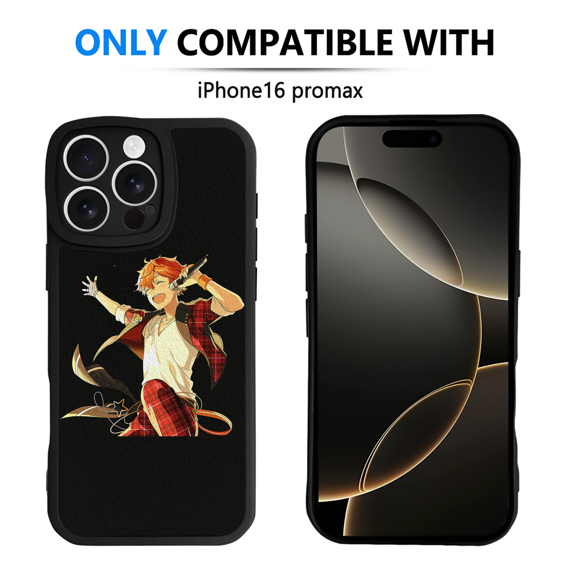 （画像用） あんさんぶるスターズ! Ensemble Stars 【iPhone 16シリーズ対応】シリコンスマホケース（レザー調） 材質：シリコン